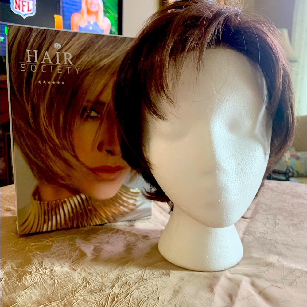 COPY - Ellen Wille hand tied synthetic wig with lace front.